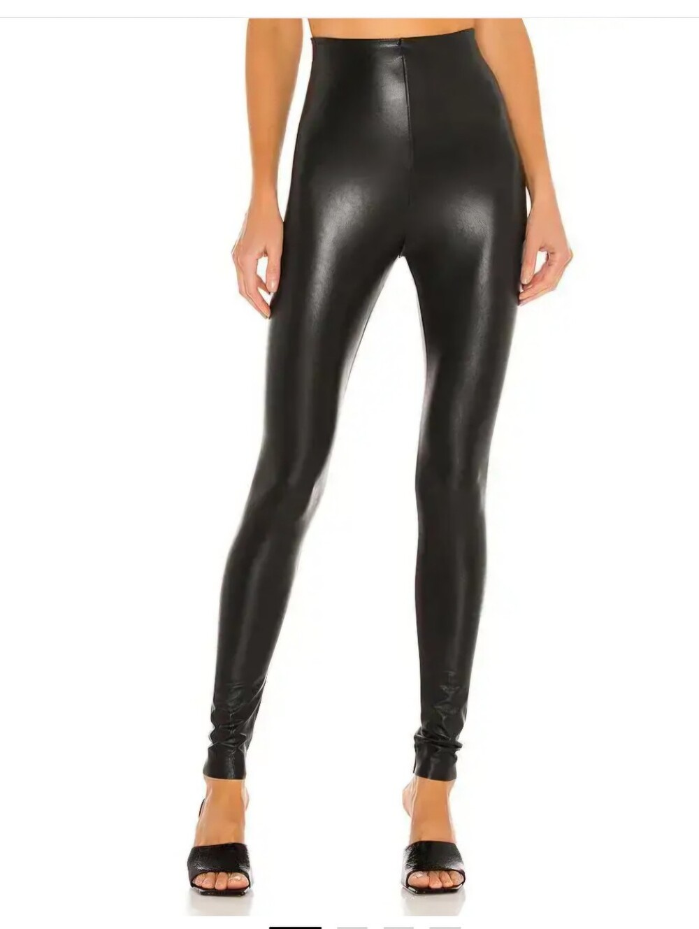 Commando Perfect Control Faux Leather Legging in Black